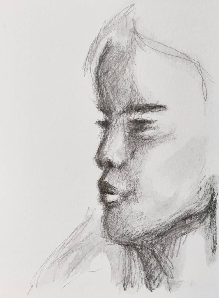 Croquis | visage de quasi profil